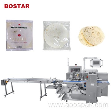 Burrito Lavash Tortilla Bread Packaging Flowpack Machine